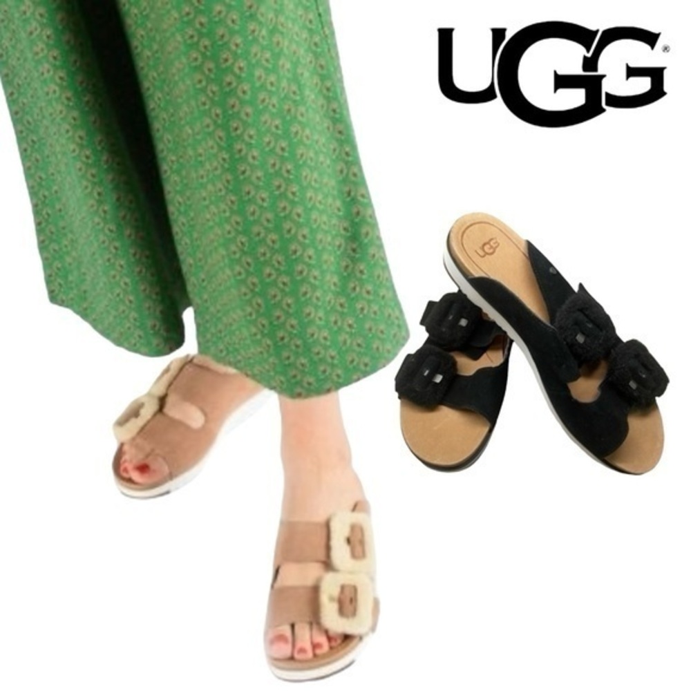 Ugg Platform Slides Sandal Shoes Size 11
